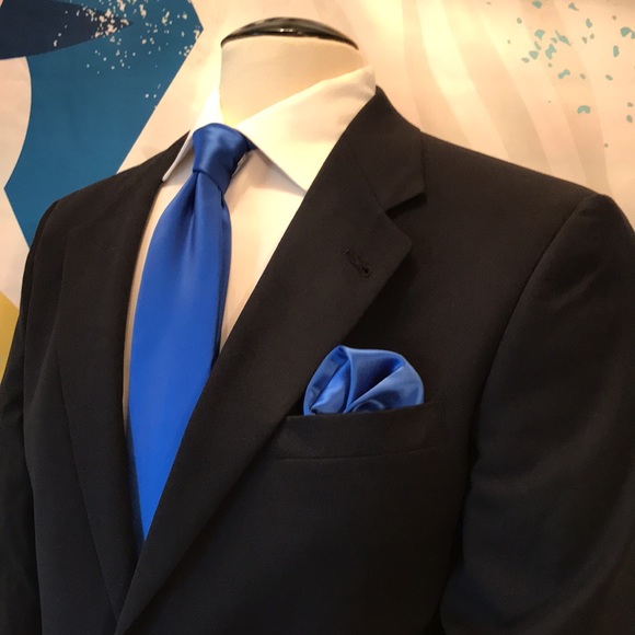 Hart Schaffner Marx Blue Blazer - Picture 13 of 16